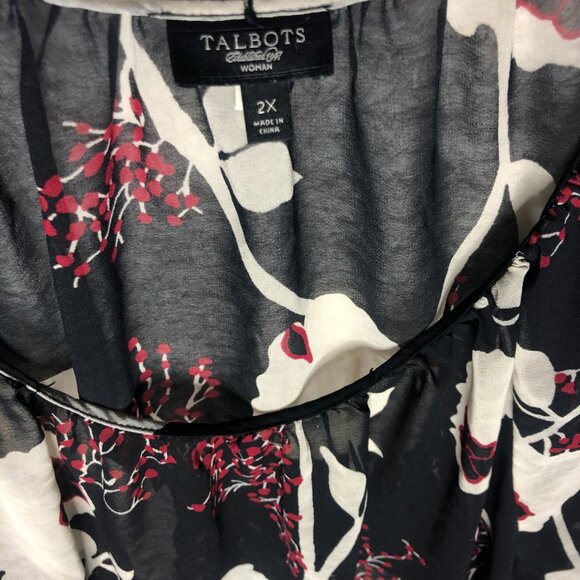 Talbots Floral Women's Blouse Size‎ 2X - Picture 2 of 4